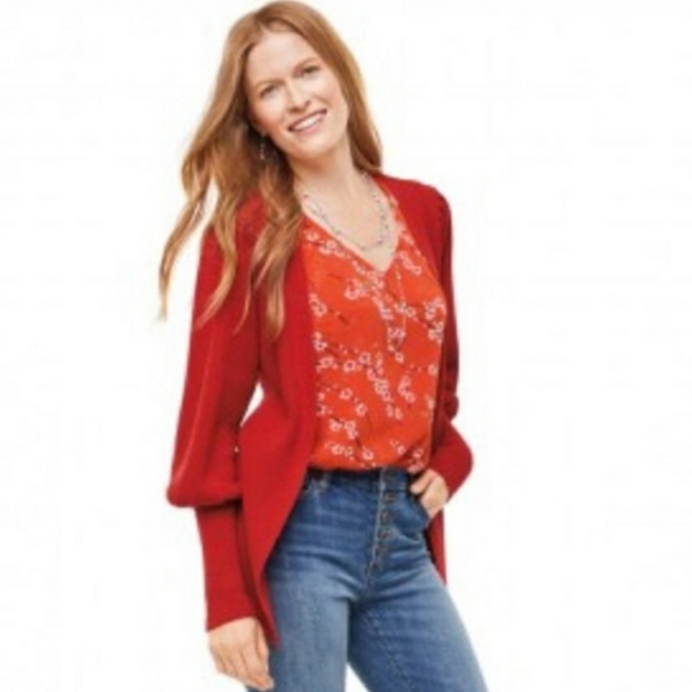 CAbi Cabaret Open Front Belted Cardigan